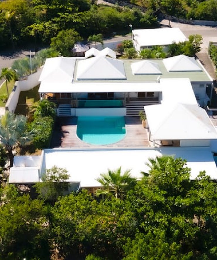 Villa Hanna — vue sur la Baie Orientale à Saint-Martin